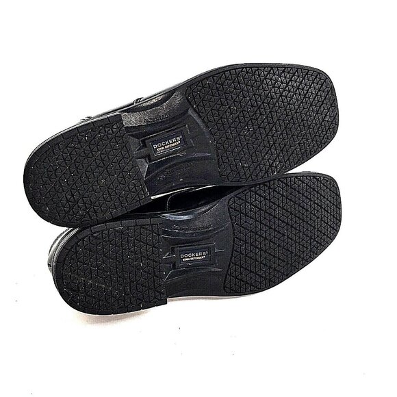 Dockers Slip Resistant Mens Black Leather Loafers US sz 13M 90-29144 EUC - Picture 10 of 12